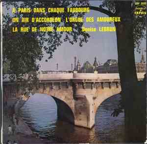 Denise Lebrun - L’Orgue Des Amoureux