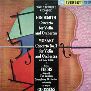 Hindemith / Mozart, Joseph Fuchs, The London Symphony Orchestra, Sir Eugene ...