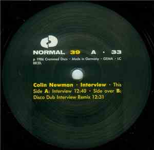 Colin Newman - Interview