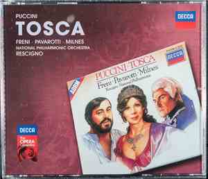 Freni, Pavarotti, Milnes, Rescigno, National Philharmonic - Puccini Tosca