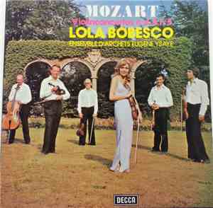 Lola Bobescu / Ensemble D'Archets Eugène Ysaÿe - Mozart Violin Concertos No. 4 & 5