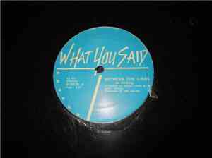 What You Said - Obsession