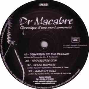 Dr Macabre - Chronique D'Une Mort Annoncée