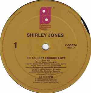 Shirley Jones - Do You Get Enough Love