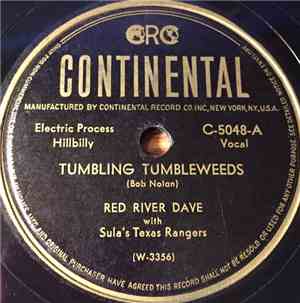 Red River Dave With Sula's Texas Rangers - Tumbling Tumbleweeds / I'll Neve ...