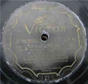 Waring's Pennsylvanians - Say That You Love Me / I Want The World To Know