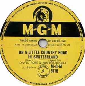 David Rose & His Orchestra - On A Little Country Road In Switzerland / Harl ...