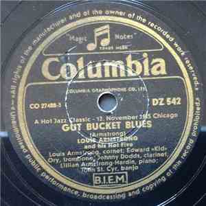 Louis Armstrong And His Hot Five - Gut Bucket Blues / Yes! I'm In The Barrel