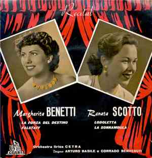 Margherita Benetti / Renata Scotto - Recital