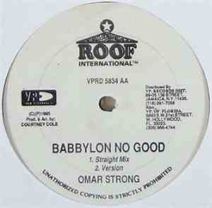 Jigsy King / Omar Strong - Oh Mama / Babbylon No Good