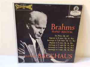 Brahms / Wilhelm Backhaus - Brahms Piano Recital