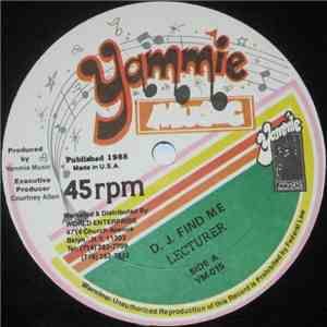 Lecturer - D.J. Find Me