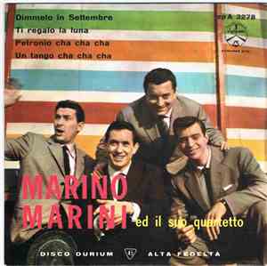 Marino Marini Ed Il Suo Quartetto - Dimmelo In Settembre