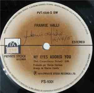 Frankie Valli - My Eyes Adored You