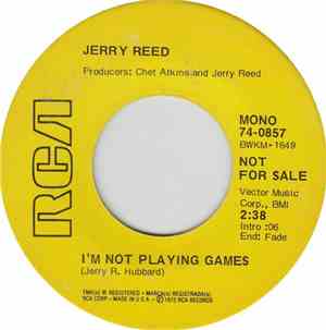 Jerry Reed - I'm Not Playing Games