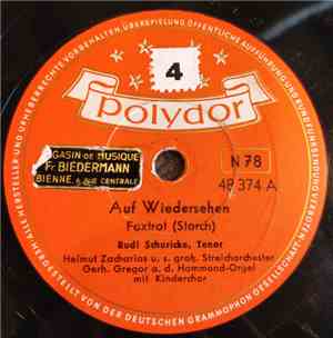 Rudi Schuricke, Helmut Zacharias U. S. Groß. Streichorchester Und Gerh. Gre ...