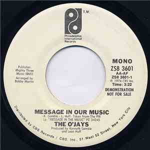 The O'Jays - Message In Our Music