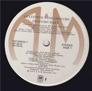 Groucho Marx - An Evening With Groucho