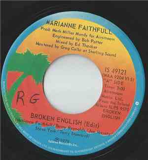 Marianne Faithfull - Broken English