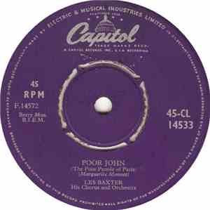 Les Baxter His Chorus And Orchestra - Poor John / Theme From 