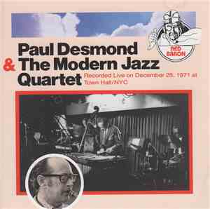 Paul Desmond & The Modern Jazz Quartet - Paul Desmond & The Modern Jazz Quartet