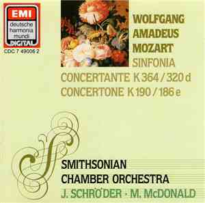 Wolfgang Amadeus Mozart, Smithsonian Chamber Orchestra, J. Schröder ∙ M. Mc ...