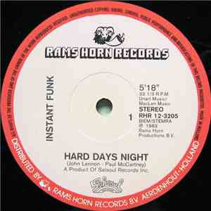 Instant Funk - Hard Days Night / No Stoppin' That Rockin'