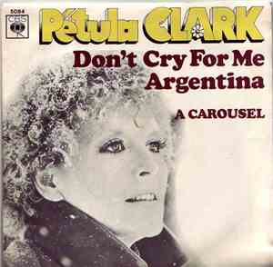 Petula Clark - Don't Cry For Me Argentina