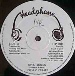Phillip Fraser / Prince Alla - Mrs Jones / Missing You