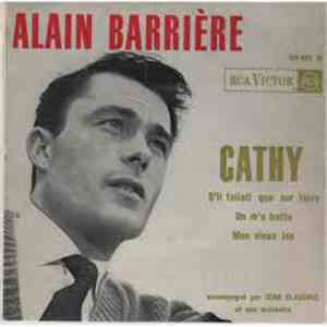 Alain Barrière Accompagné Par Jean Claudric Et Son Orchestre - Cathy