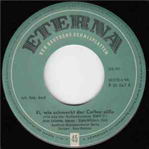 Joh. Seb. Bach - Rundfunk-Kammerorchester Berlin Dirigent: Hans Mielenz - E ...