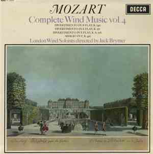 Mozart, London Wind Soloists Directed By Jack Brymer - Complete Wind Music  ...