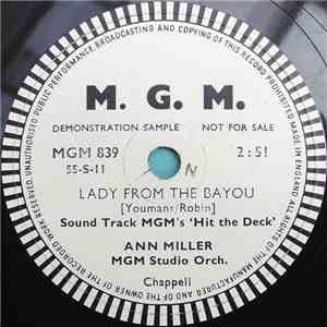 Ann Miller / MGM Studio Orch. - Lady From The Bayou