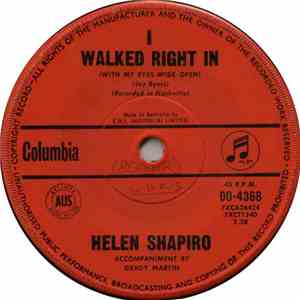 Helen Shapiro - I Walked Right In / Woe Is Me