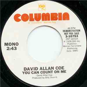 David Allan Coe - You Can Count On Me