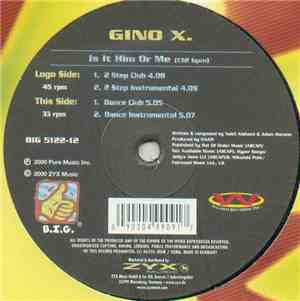 Gino X. - It Is Him Or Me