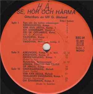 Ulf G. Åhslund - Se, Hör Och Härma - Gitarrkurs