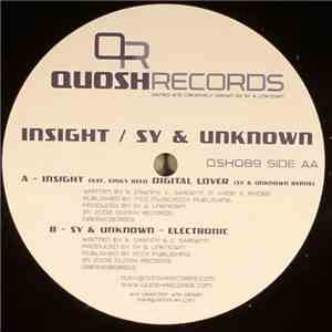 Insight  / Sy & Unknown - Digital Lover (Sy & Unknown Remix) / Electronic