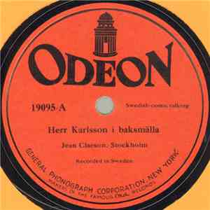 Jean Claeson - Herr Karlsson I Baksmälla / Herr Svensson Paa Restauranten