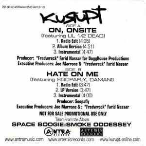 Kurupt - On, Onsite / Hate On Me