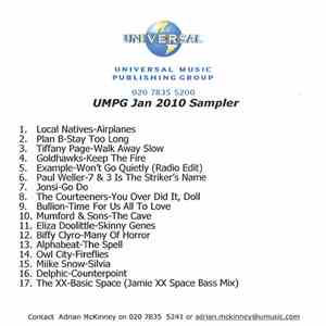Various - UMPG Jan 2010 Sampler