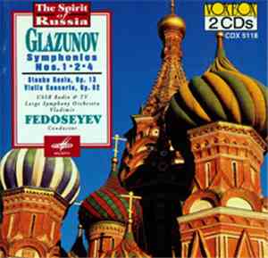 Alexander Glazunov Glazunov USSR TV & Radio Large Symphony Orchestra Conduc ...