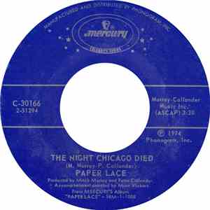 Paper Lace - The Night Chicago Died / Billy-Don't Be A Hero