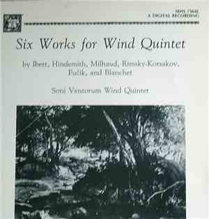 Soni Ventorum Wind Quintet - Six Works For Wind Quintet