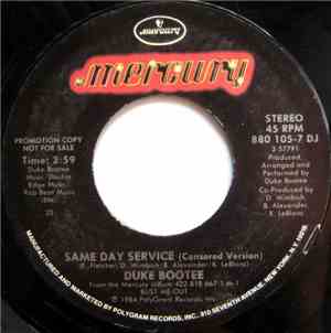 Duke Bootee - Same Day Service (Censored Version)