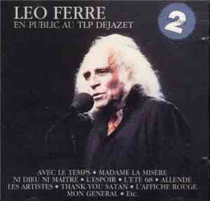 Leo Ferre - En Public Au TLP Dejazet Volume 2