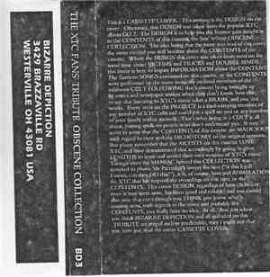 Various - Obscene Collection (XTC Fan Tribute)