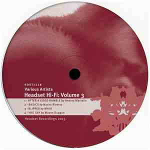 Various - Headset Hi-Fi: Volume 3
