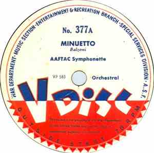 AAFTAC Symphonette / The United States Army Air Forces Band - Minuetto / Ca ...