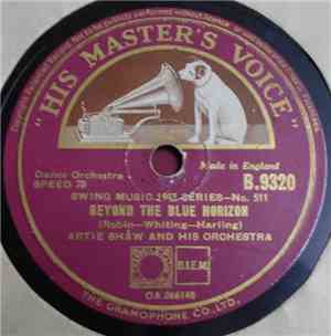 Artie Shaw And His Orchestra - Beyond The Blue Horizon / Is It Taboo?